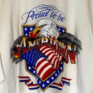 1997 Proud To Be American Vintage Tee size XL Pre-owned